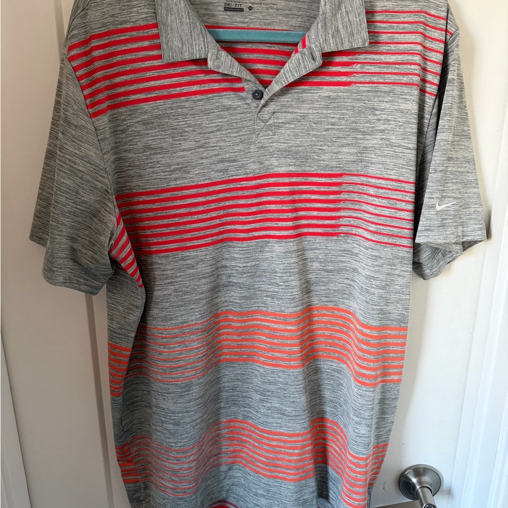 Nike Golf Dri-FIT men's polo shirt.